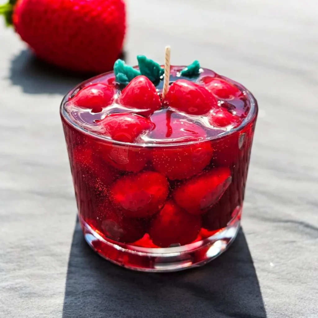 Eliz candles and diffuser jam candle strawberry up
