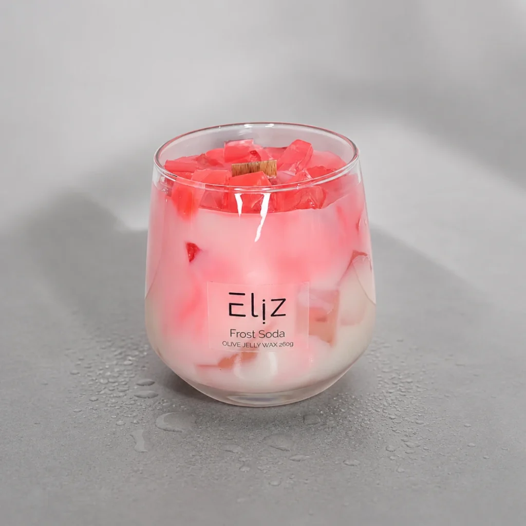 frosted soda αρωματικό κερί eliz